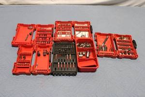 lot 267 image: Comprehensive Set of Milwaukee Drill and Driver Bit Sets