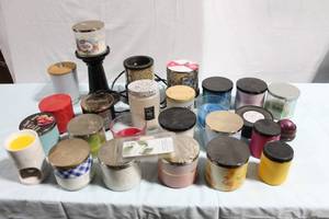 lot 373 image: Assorted Collection of Scented and Decorative Candles
