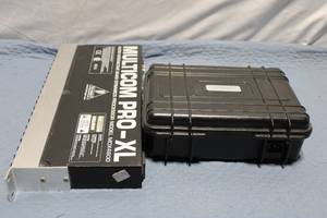 lot 405 image: Behringer Multicom Pro XL MDX4600 Audio Processor with Custom Case
