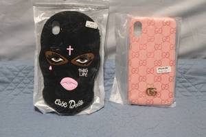 lot 447 image: Set of 2 iPhone XR Silicone Cases with Unique Designs