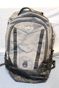 lot 480 image: Gray FILA Filatech Backpack with Multiple Compartments