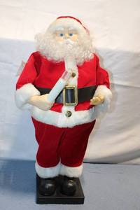 lot 488 image: Animated Santa Claus Christmas Decor