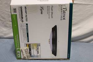 lot 490 image: Patriot Lighting LED Flush Mount Ceiling Fixture