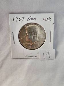 1965 Kennedy Half Dollar, UNC
