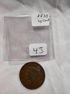 1837 Large Cent