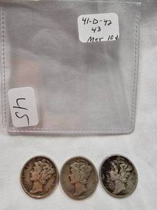 1941-D19421943 Mercury Dimes