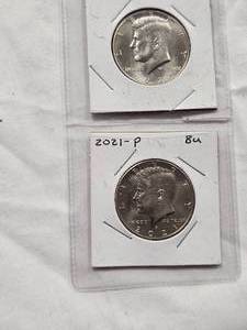 2021-P2021-D Kennedy Half Dollars-BU