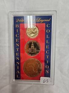 1976 Bicentennial Gold Layered Collection