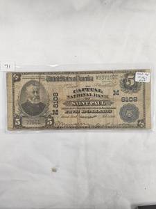1902 $5 St Paul  M8108