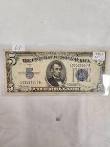 1934-B $5 Certificate