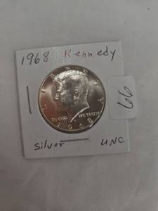 1968 Kennedy Silver UNC