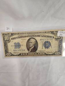 1934 A $10 Silver Certificate
