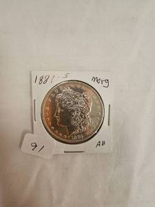 1881-S Morgan-AU