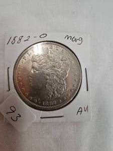 1882-O Morgan, AU
