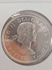 1964 Charlotte Town Canadian Silver Dollar