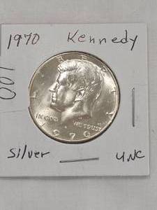 1970 Kennedy Silver Half Dollar, UNC