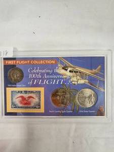 First Flight 10th Anniversary CoinStamp Set