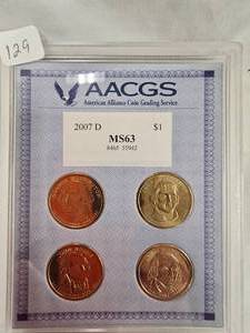 2007-D MS63 $1 Set
