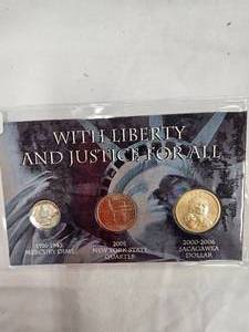 Liberty and Justice for All 3 Coin Set