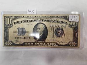 1934 $10 Reserve Certificate