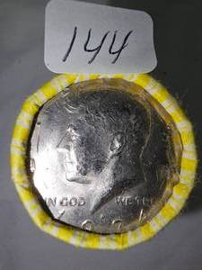 Unsearched Reserve Roll of Kennedy Half Dollars