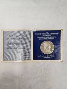1982 Washing 1oz Commemorative Silver Proof
