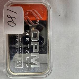 1oz OPM Metals Silver Bar