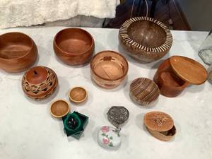 Wooden Bowls and Trinket boxes