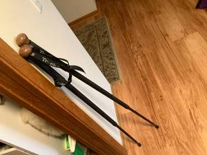2 Adjustable Tracks walking sticks