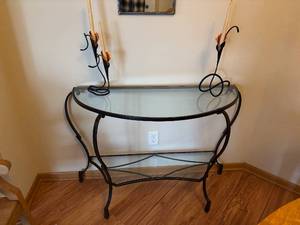 Entry Table w Candelabras