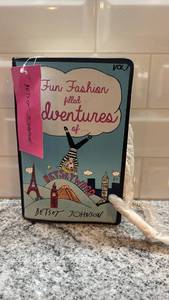 lot 1 image: Betsey Johnson Fun Fashion Filled Adventures Shoulder Bag