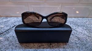 lot 17 image: Jones New York Tortoise Shell Sunglasses with Case