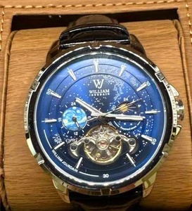Brand New WIlliam Jourdain Open Heart Movement Watch $1288 Retail