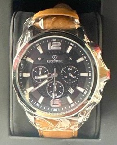 Brand New Ruckstahl 3ATM Watch $625 Retail