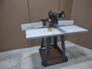 lot 9 image: Craftsman 10 Radial Arm Saw, Cart ...