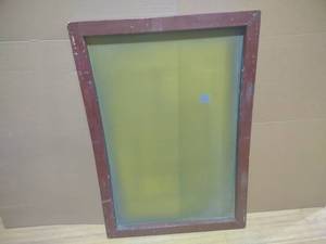 lot 36 image: (1) Wood Screen Frame, 36x52...