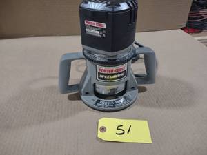 lot 51 image: Porter Cable Router, 75182...