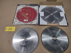 lot 85 image: Approx. (4) 12 Saw Blades...