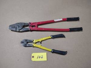 lot 102 image: Crimper & Bolt Cutter...
