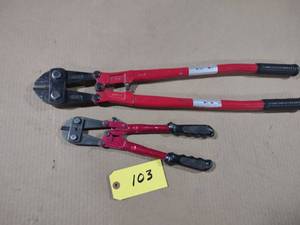 lot 103 image: (2) Bolt Cutters...