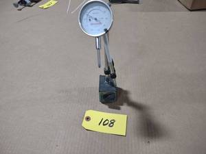 lot 108 image: Westward Magnetic Base with Dial In...