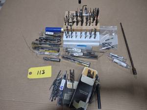 lot 113 image: Assorted Drills & Misc....