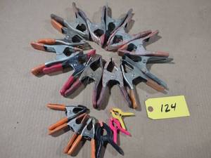 lot 124 image: (17)  Pinch Clamps...
