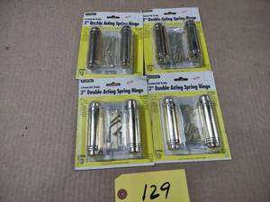 lot 129 image: (4) Hinge Sets...