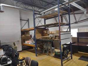lot 159 image: (2) Sections Pallet Racking Includi...