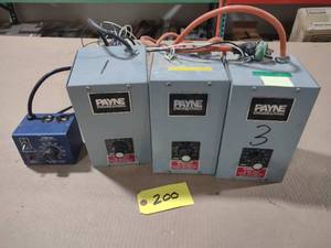 lot 200 image: (4) Heater Element Controls...