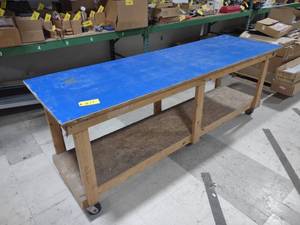 lot 217 image: Rolling Workbench, 96x30...