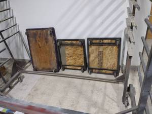 lot 218 image: (3) 4-Wheel Dollies...