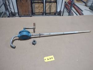 lot 222 image: Barrel Pump...