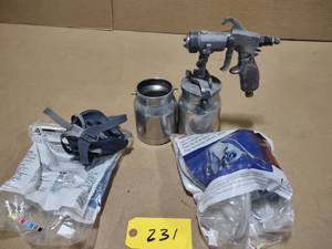 lot 231 image: Paint Sprayer & Respirators...